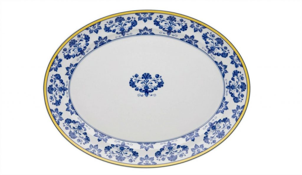 Fuente Oval Grande Castelo Branco Vista Alegre