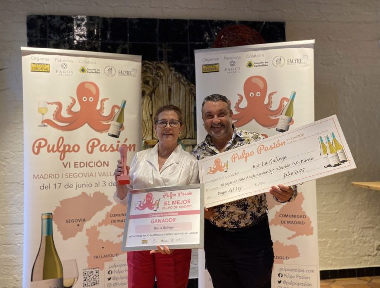 Bar la Gallega y el restaurante Egun-On vencedores en Pulpo Pasión Madrid 2022