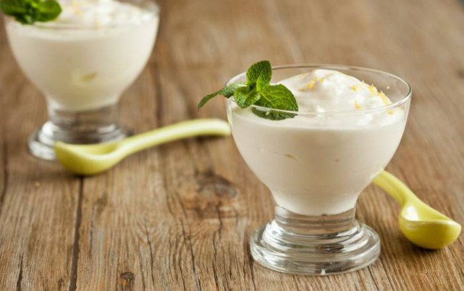 mousse de limón