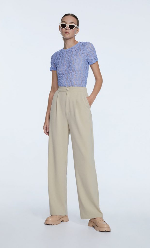 Stradivarius: Pantalón Wide Leg