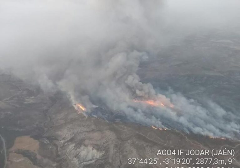 Dan por estabilizado el incendio declarado en Jódar