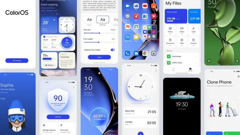 Oppo ColorOS 13 estrena diseño inspirado en el agua y nuevas funciones