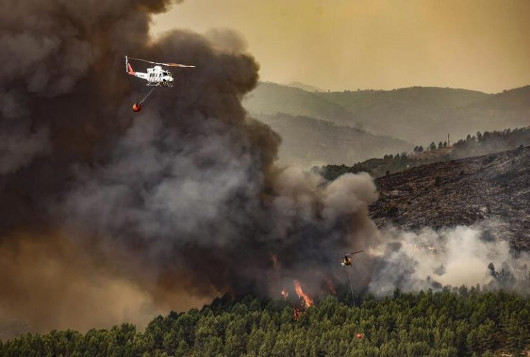 El fuego arrasa 60.518 hectáreas en una semana, hasta las 229.256 este 2022