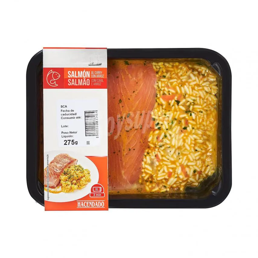 Salmón al curry, otra gran opción