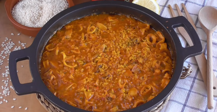 Arroz Con Calamares Alternativa A La Paella