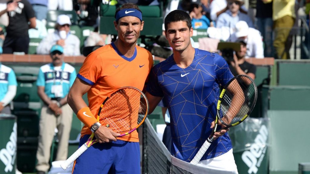 Horarios en que jugarán los tenistas como Rafa Nadal y Carlos Alcaraz