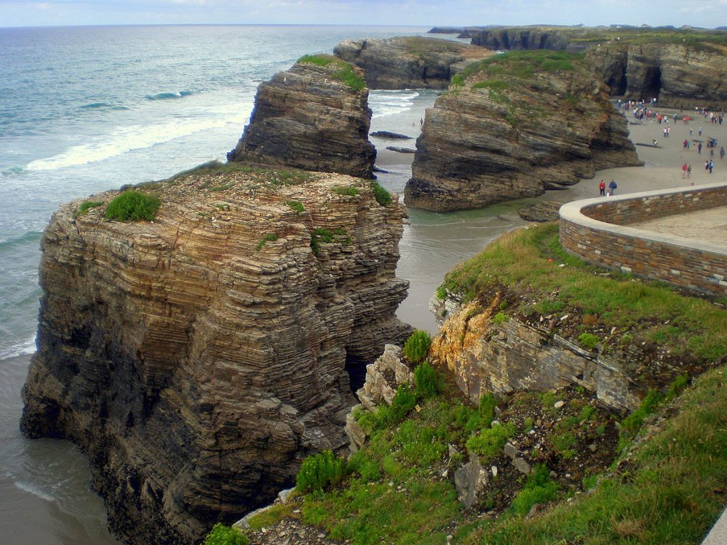 Playa De Las Catedrales En Galicia