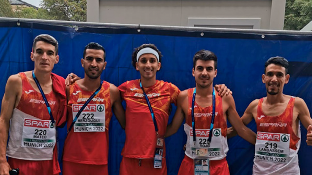 Medalla De Bronce En Maratón Para Los Hombres En El Europeo De Múnich 