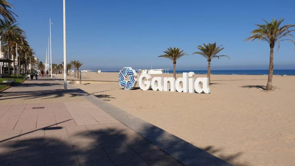 Las playas de Gandía tienen una gran extensión