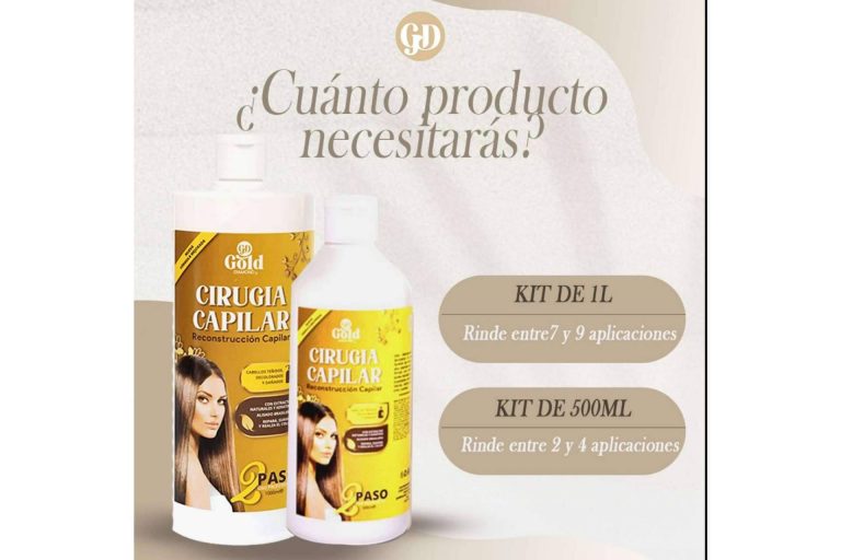 El máximo cuidado para los cabellos teñidos y decolorados, el Kit Cirugía Capilar de Gold DIAMOND