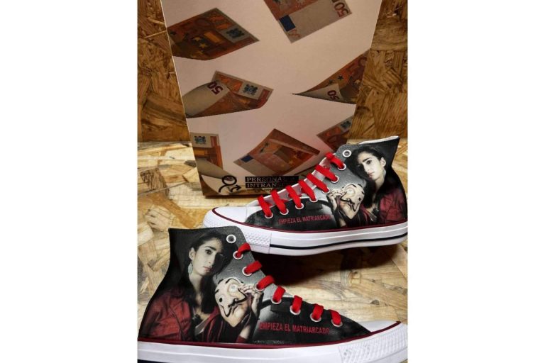 Tener unas zapatillas personalizadas para cada ocasión gracias a AMM Aerografía