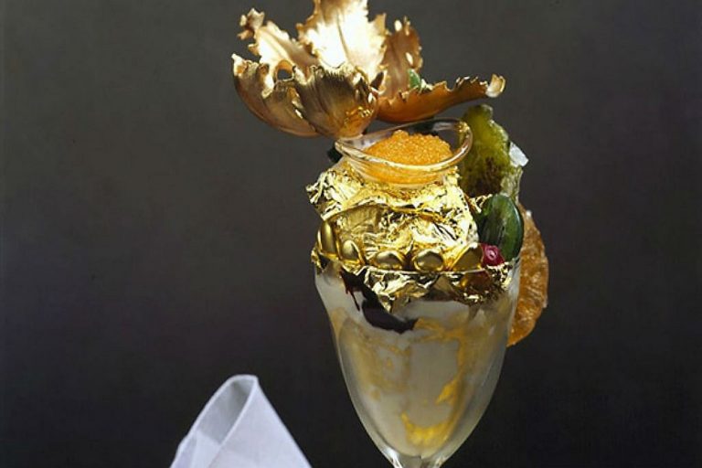 ¡70 euros! Así se prepara el helado más caro de Italia