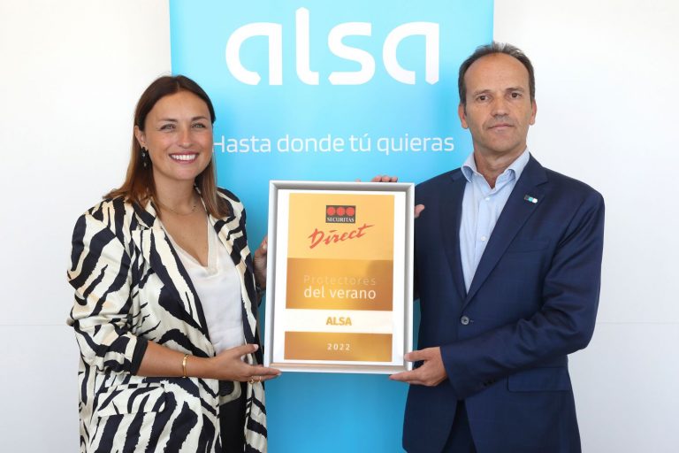 Alsa, reconocida por su contribución a la seguridad en los viajes en autobús por Securitas Direct
