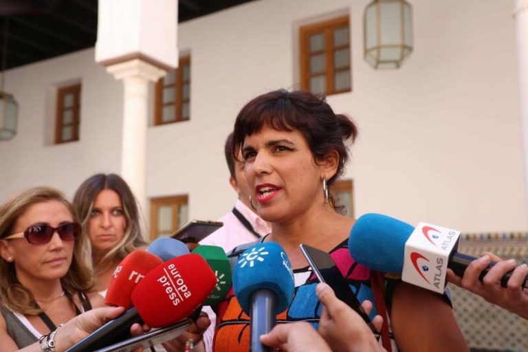 Teresa Rodríguez cree que Griñán tiene que ser tratado como cualquier ciudadano y no tener «privilegio» de político