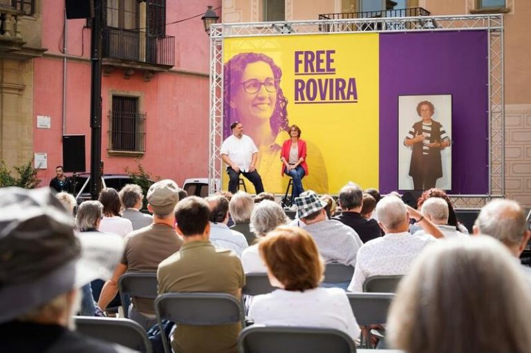 Junqueras, Rovira y Serret (ERC) defienden la solidaridad independentista «ante la represión»