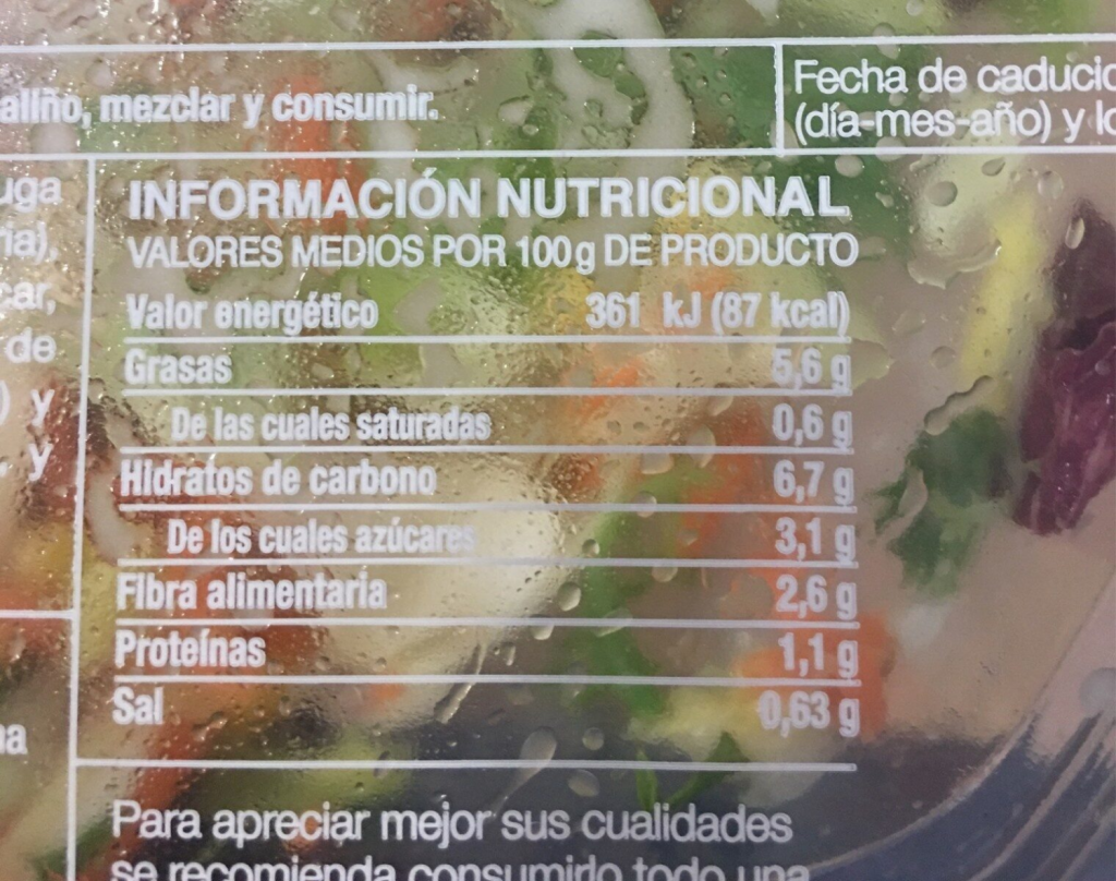 La Calidad Nutricional
