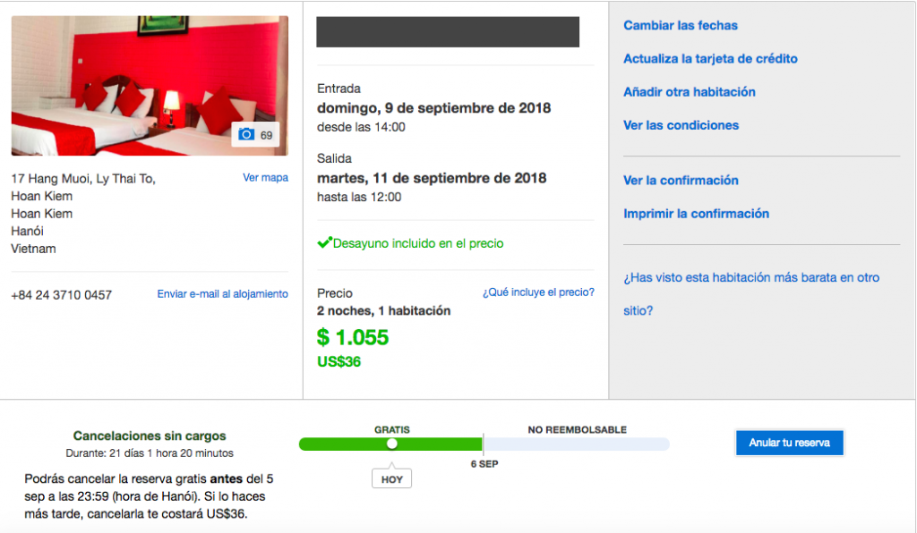 ¿Cuándo Se Creó Booking?