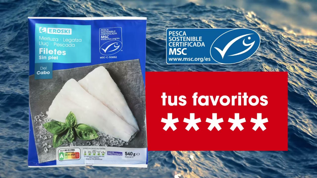 Los Filetes De Merluza Del Cabo Sin Piel De La Cadena De Supermercados Eroski