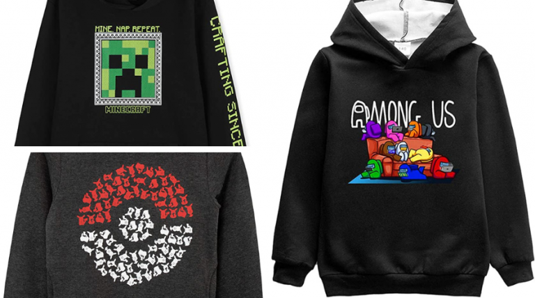 MINECRAFT, Pokemon y Among Us: sudaderas para niños chulísimas (y asequibles) de Amazon