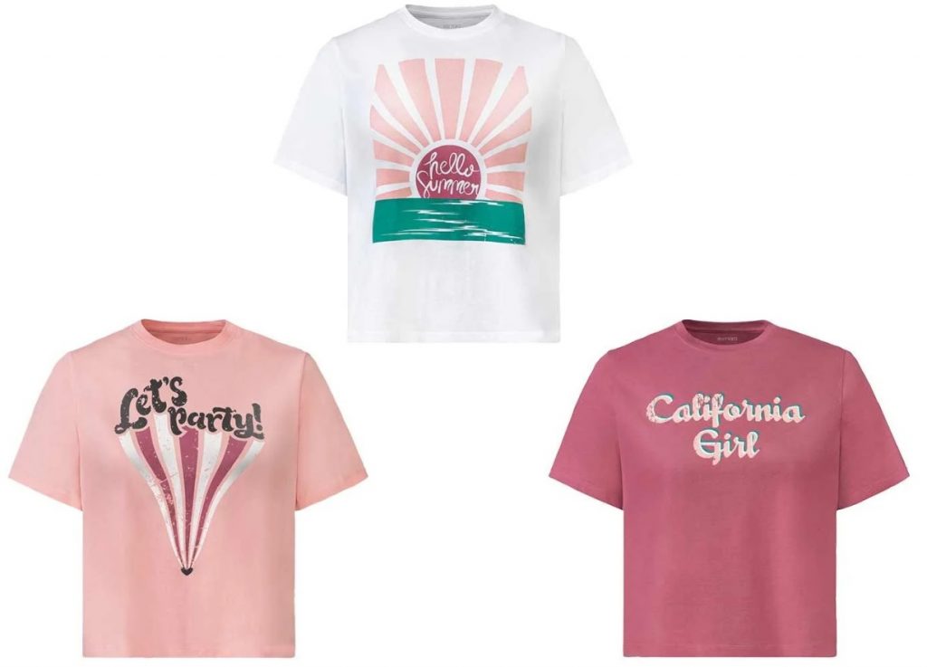 Camiseta Con Cuello Redondo De Lidl