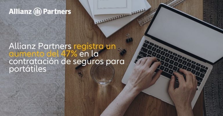 Aumenta un 47% la contratación del seguro para portátiles de Allianz Partners tras la pandemia