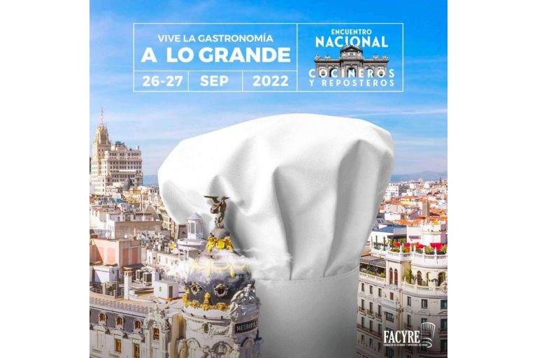 El Encuentro Nacional de Cocineros y Reposteros tendrá lugar el próximo 26 y 27 de septiembre en Madrid