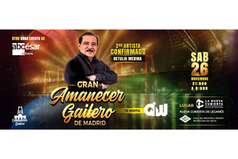 El regreso de Betulio Medina al Gran Amanecer Gaitero de Madrid