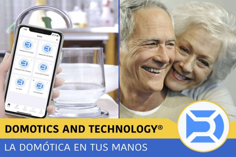 Agua osmotizada con la válvula inteligente de Domotics and Technology