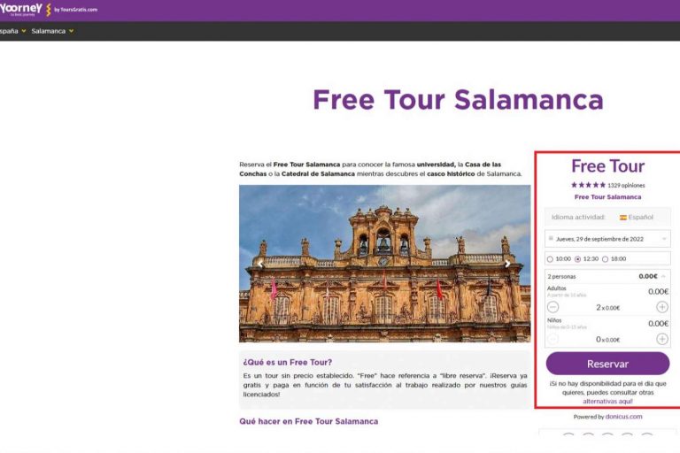 Las ventajas de usar un sistema para reservar con anterioridad plazas de free tour