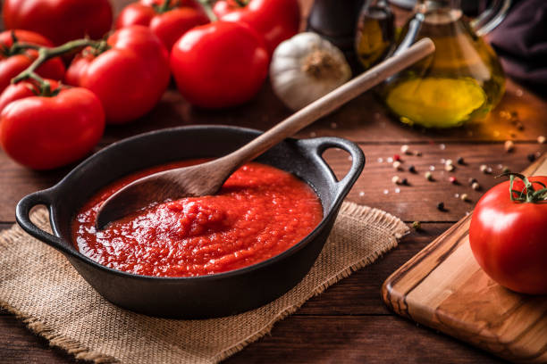 Salsas de tomate en el microondas