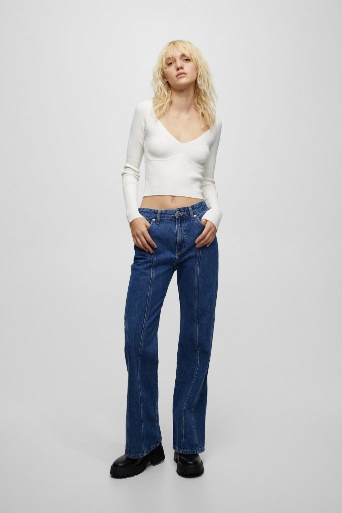 El total look de Pull&Bear para ser la más elegante de la oficina 134 Los jeans más solicitados de Pull&Bear