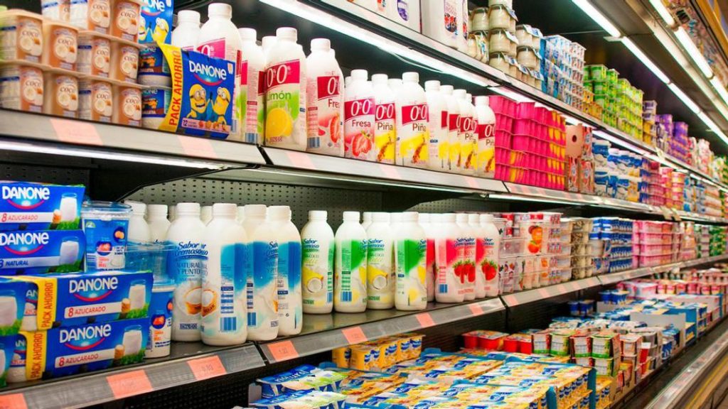 El consumo de leche en España