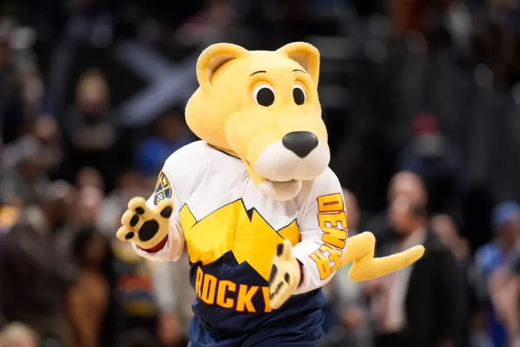 Denver Nuggets tiene una mascota muy atlética