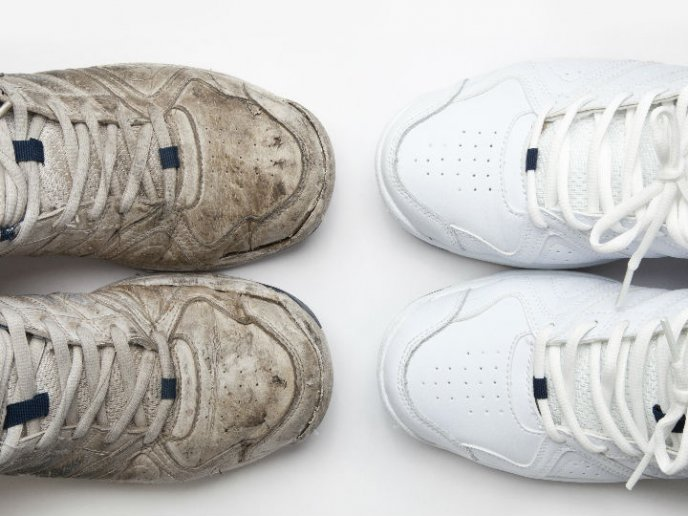 El vinagre es la solución para dejar como nuevos los tenis blancos