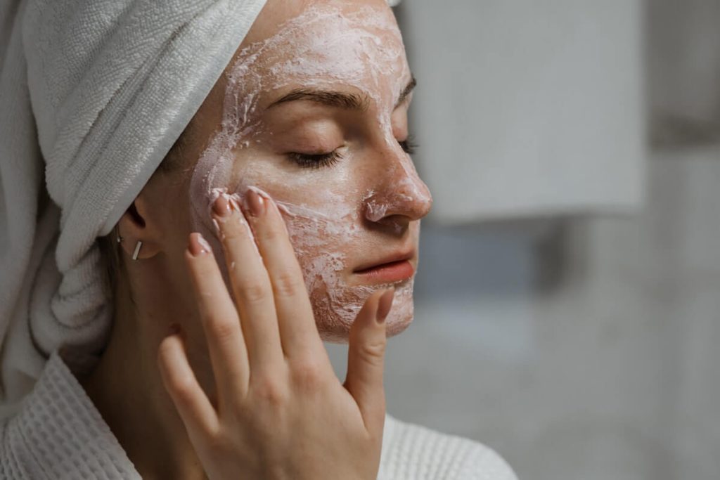 Como mascarilla para el cutis