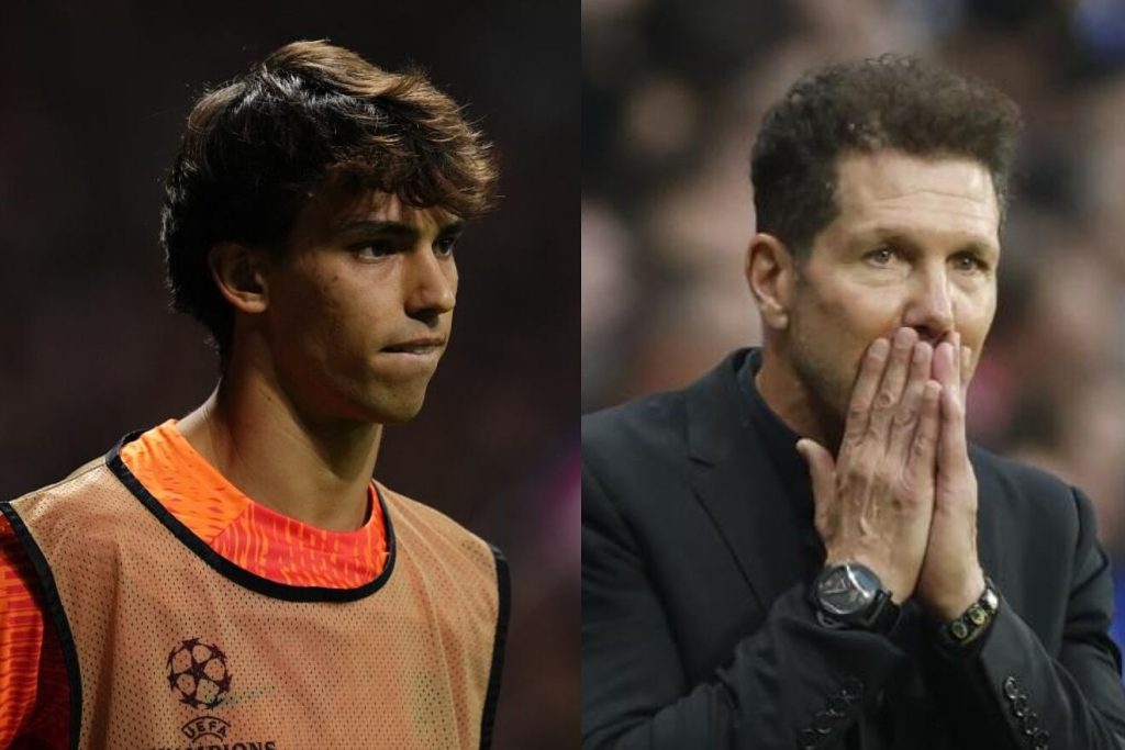 Joao Félix y Simeone en el campo de batalla 