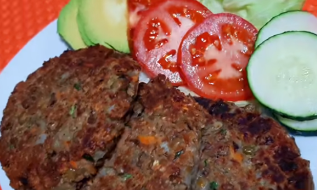 La hamburguesa de lentejas más rica que vas a comer en tu vida