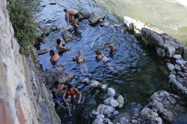 Las Termas naturales La Hermida en Cantabria