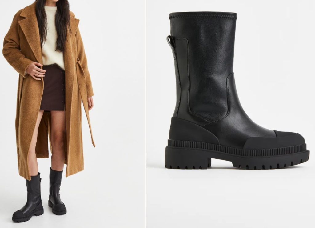 Botas con suela gruesa de H&M 