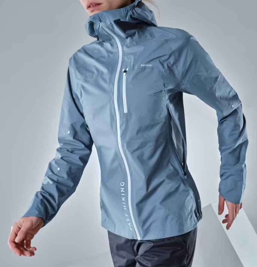 Chaqueta impermeable ultraligera de Decathlon