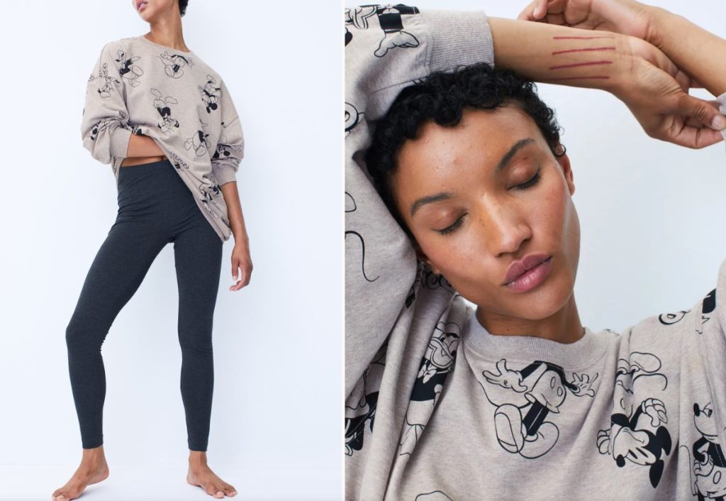 El pijama de invierno de H&M con el que no volverás a pasar frío 5 Pijama estampado de Mickey
