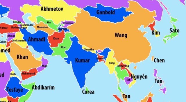 ¿Cuál es el apellido más común en tu país?