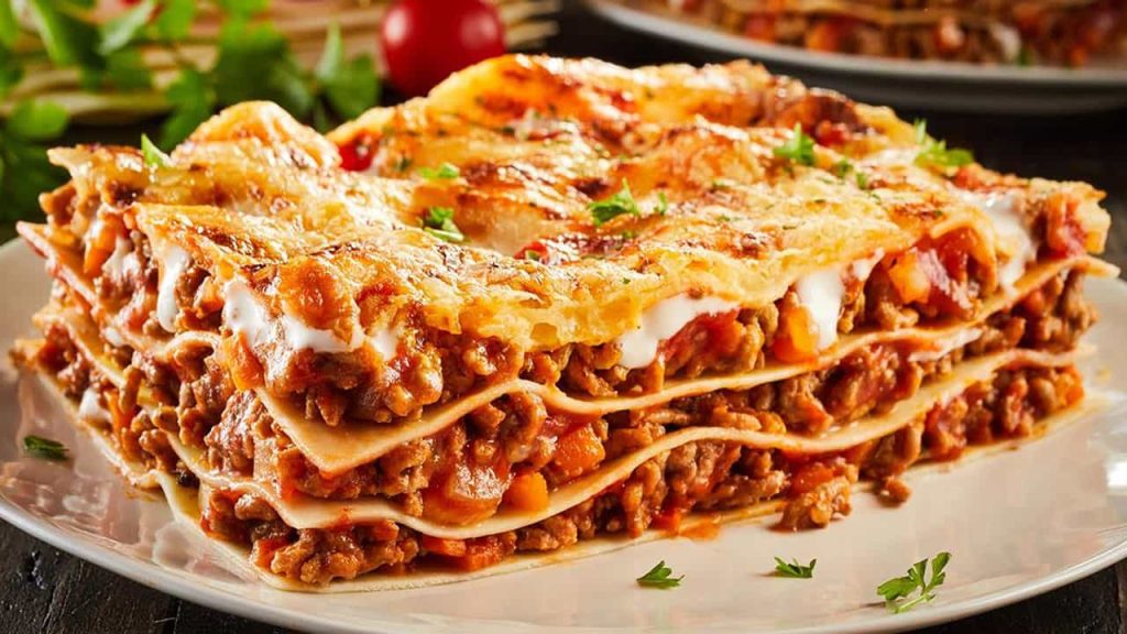 lasagna receta