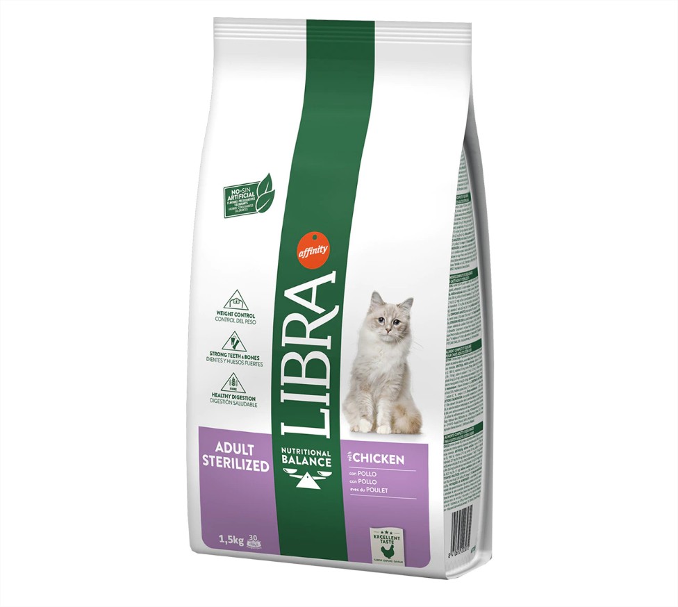 pienso gatos esterilizados libra