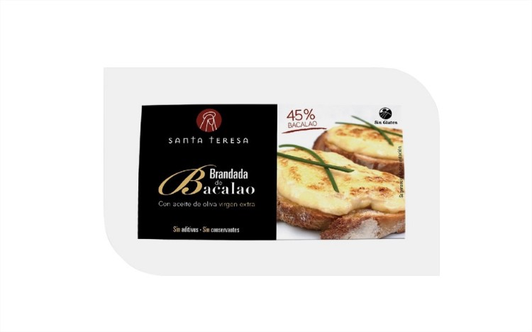 Brandada de bacalao con AOVE sin gluten envase 170 g · SANTA TERESA el corte inglés