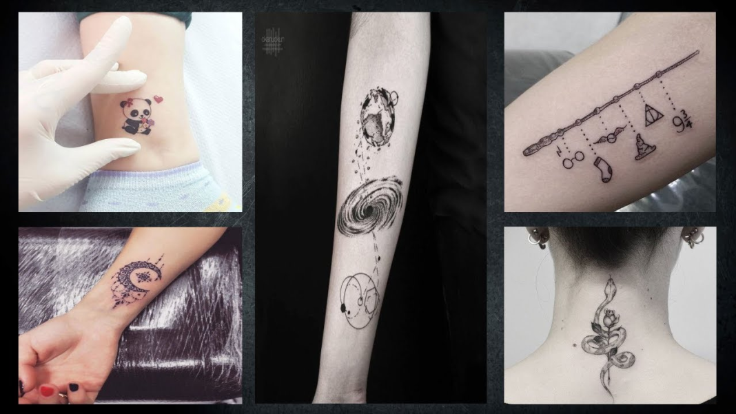Los tatuajes minimalistas y los símbolos