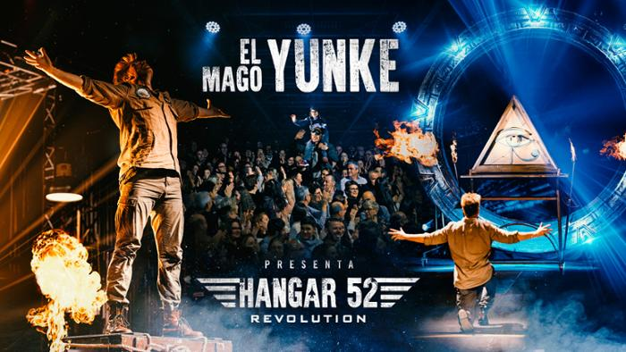 Madrid se llena de magia con el Mago Yunke en su espectáculo de Hangar 52 Revolution