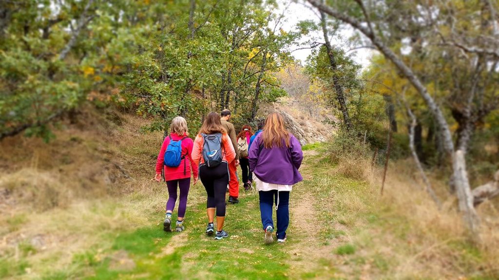 Como marcadores en un camino