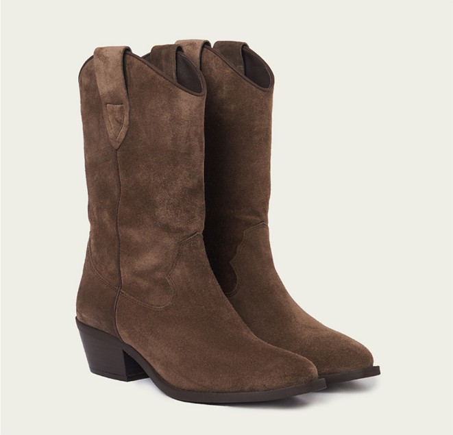 botas serraje estilo cowboy brownie el corte ingles