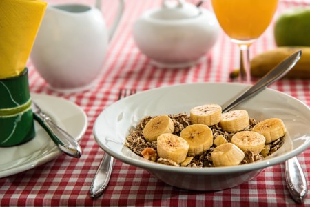 desayuno plátano